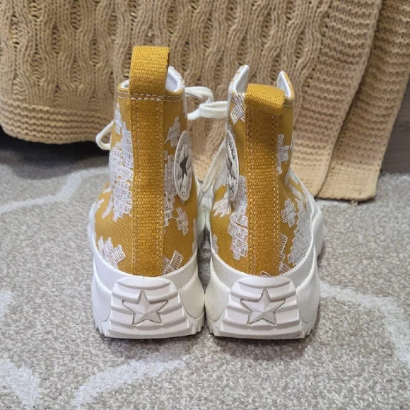 Converse Run Hike Platform Tonal Embroidery Sneakers - Size 10 (Womens) - Picture 8 of 12